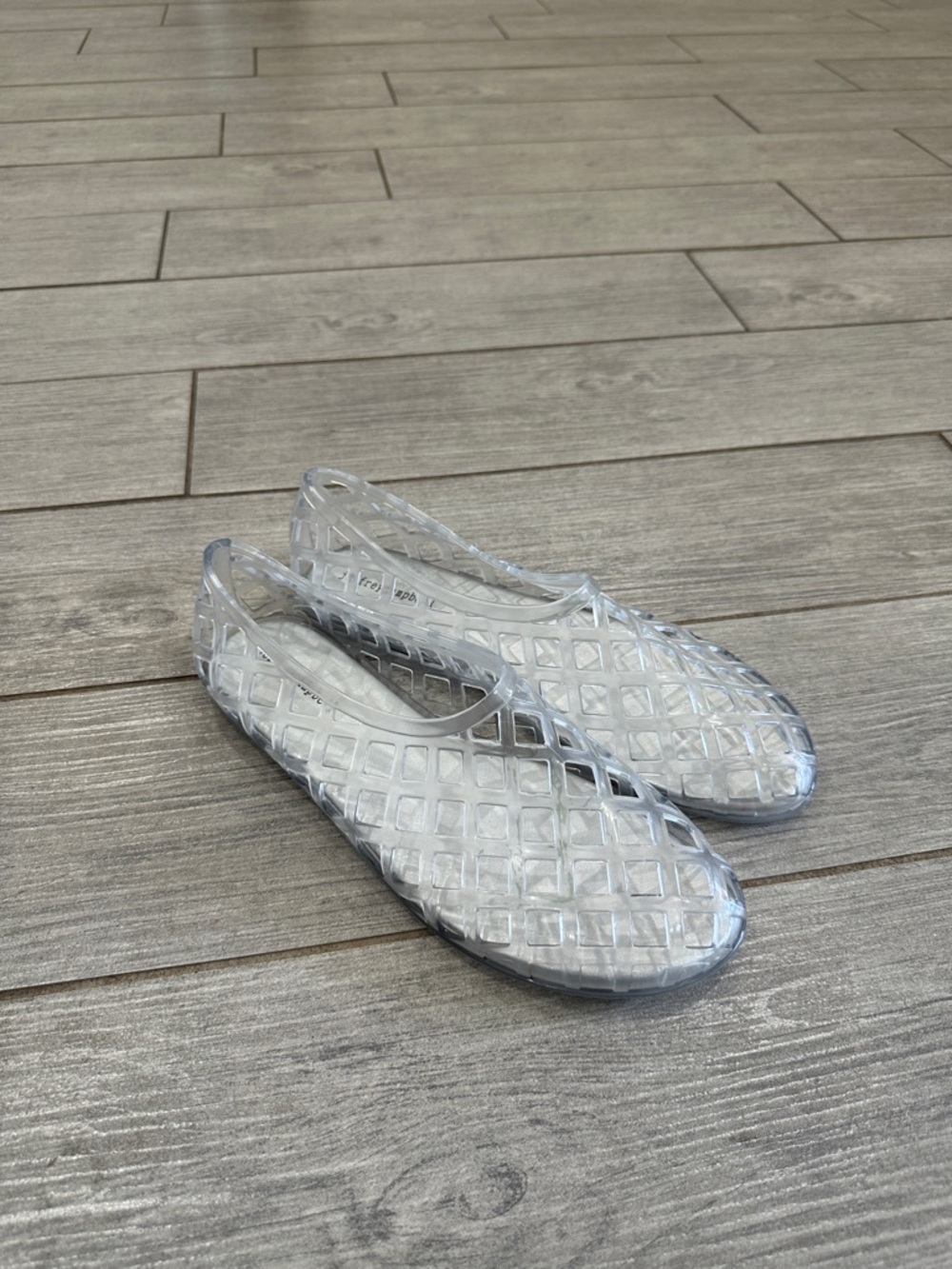 Jeffrey Campbell Jellz Clear Slip Ons New! - Picture 12 of 15